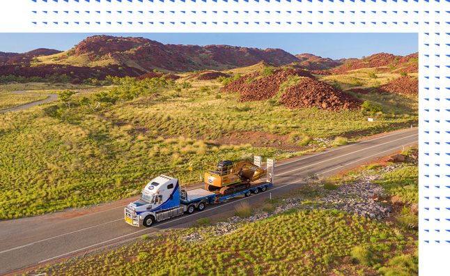 SSH Group ASX-Listed company photograph of fleet hire for the mining and civil sectors